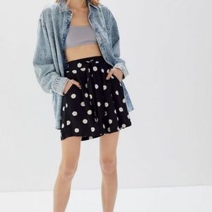 Urban Outiftters black daisy shorts